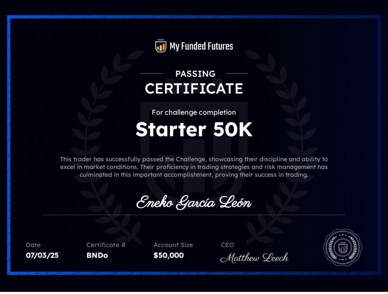 Certificado de Alumno 7